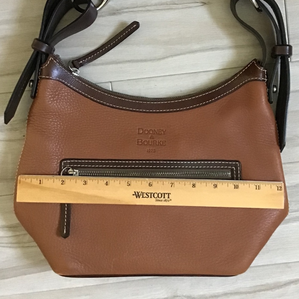 DOONEY & BOURKE 1975 Vintage Pebble Grain Hobo Bag - Picture 15 of 16